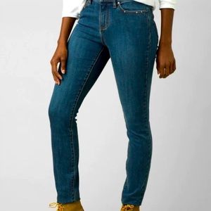 Prana Womens Sienna Jean True Blue Skinny Stretch Denim NWT
